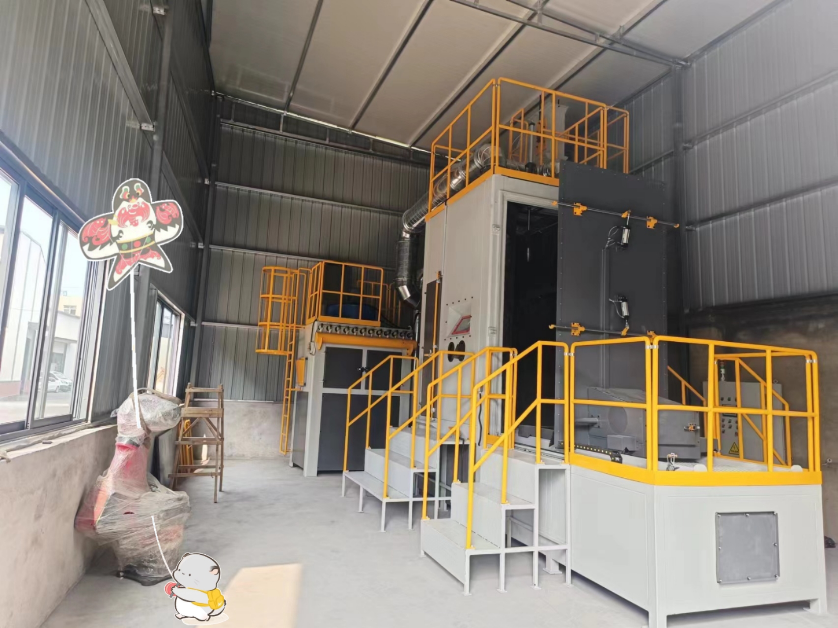 自动喷砂机开机安全操作流程，规避喷砂作业安全风险